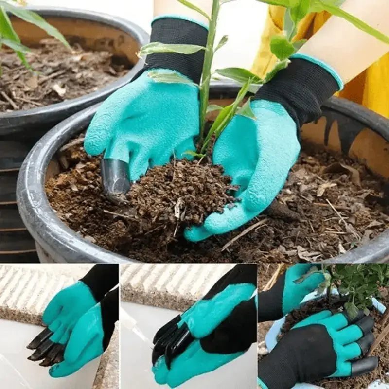 Luva Para Jardinagem Com Garras