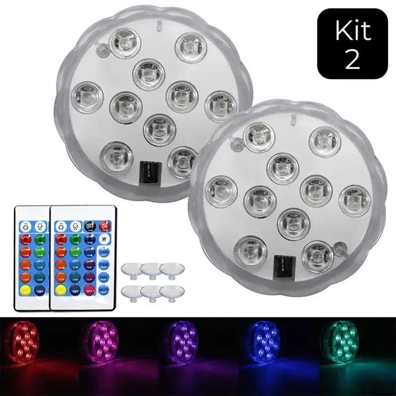 Kit Luz LED Multicor para Kit Luz LED Multicor para Piscina