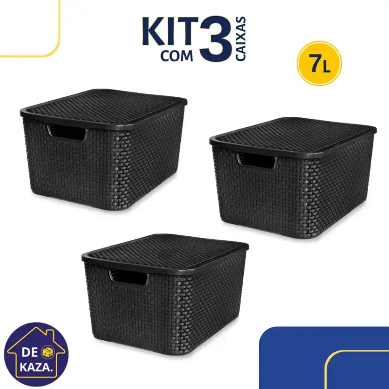 Kit Caixas Organizadoras