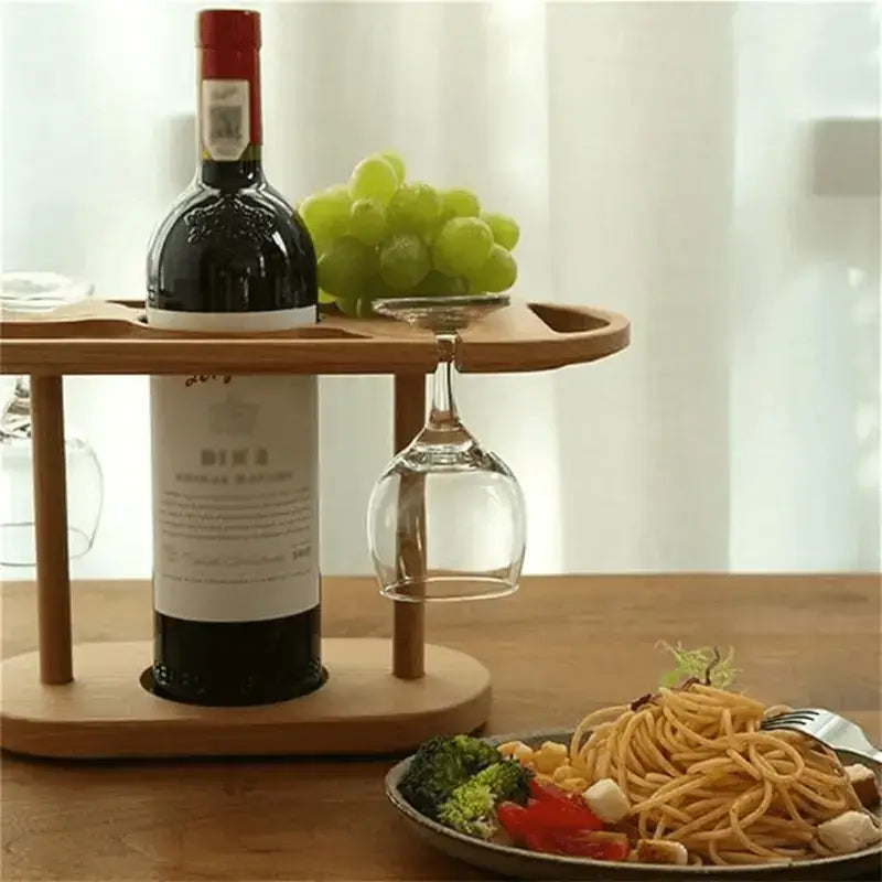 Mesa de Frios com Suporte Para Taça - Madeira Maciça