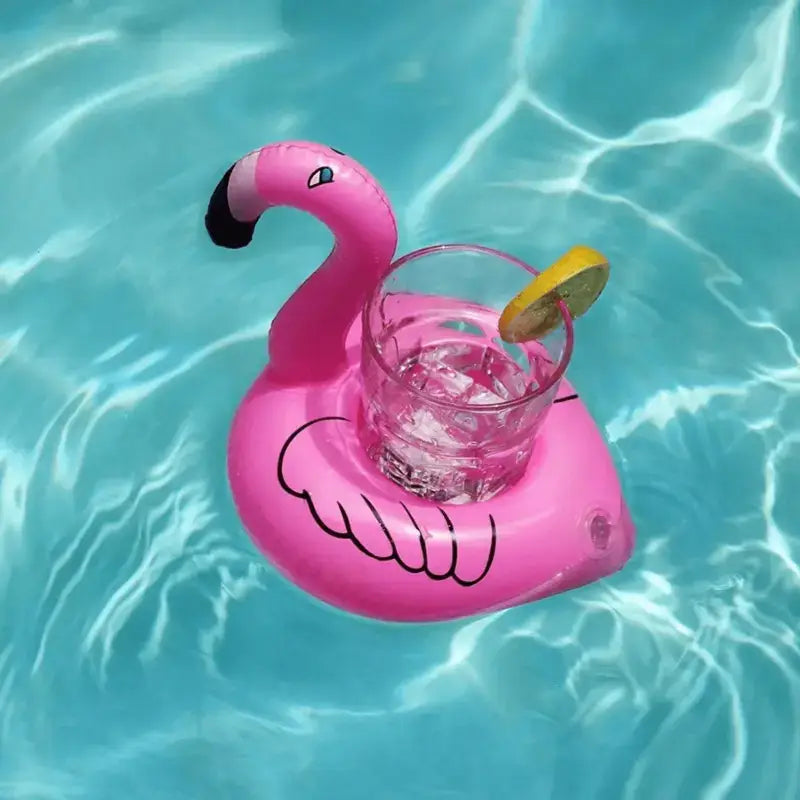 Boia Flamingo Porta Copo - Kit 10 Unidades