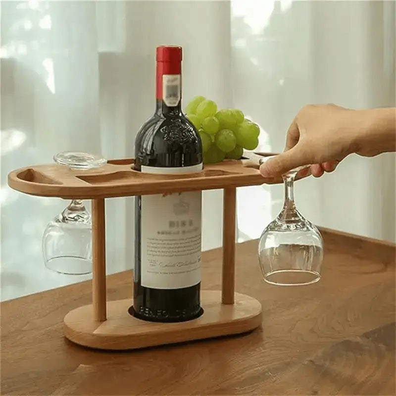 Mesa de Frios com Suporte Para Taça - Madeira Maciça