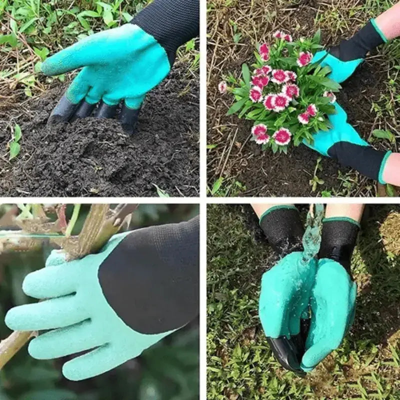 Luva Para Jardinagem Com Garras