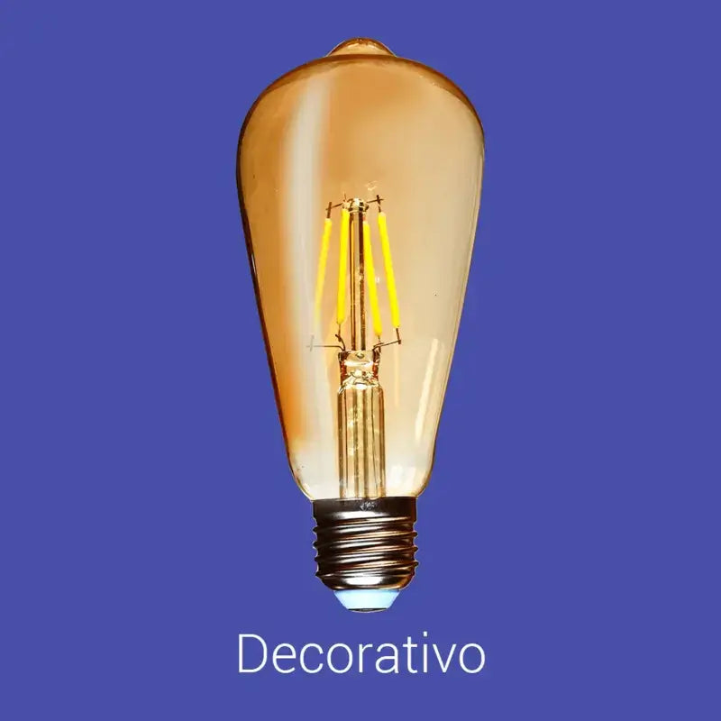 Kit 2 Lâmpadas Led Retrô