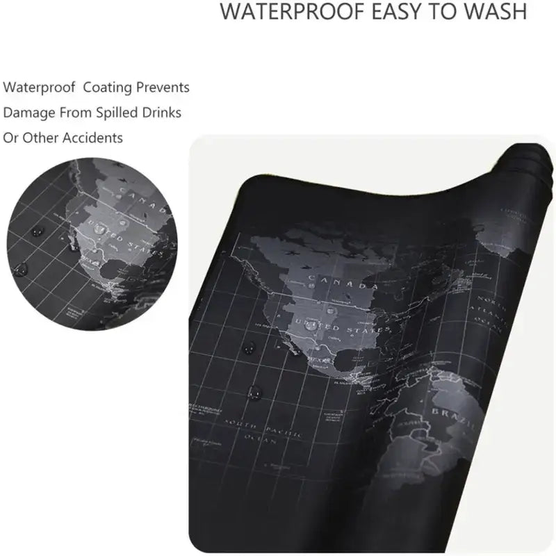 Mouse Pad Mapa Mundi
