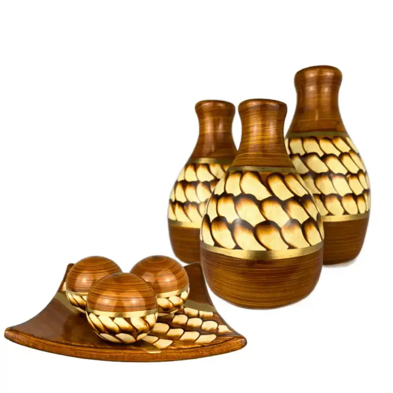 Conjunto de Enfeite de Cerâmica