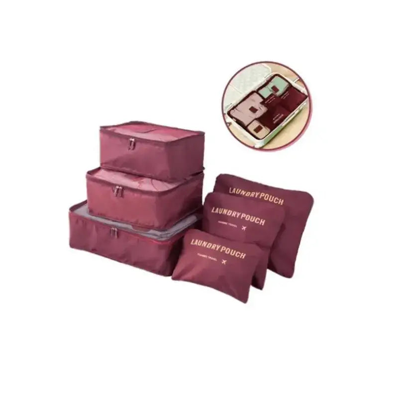 Organizador de Mala - Kit 6 Peças