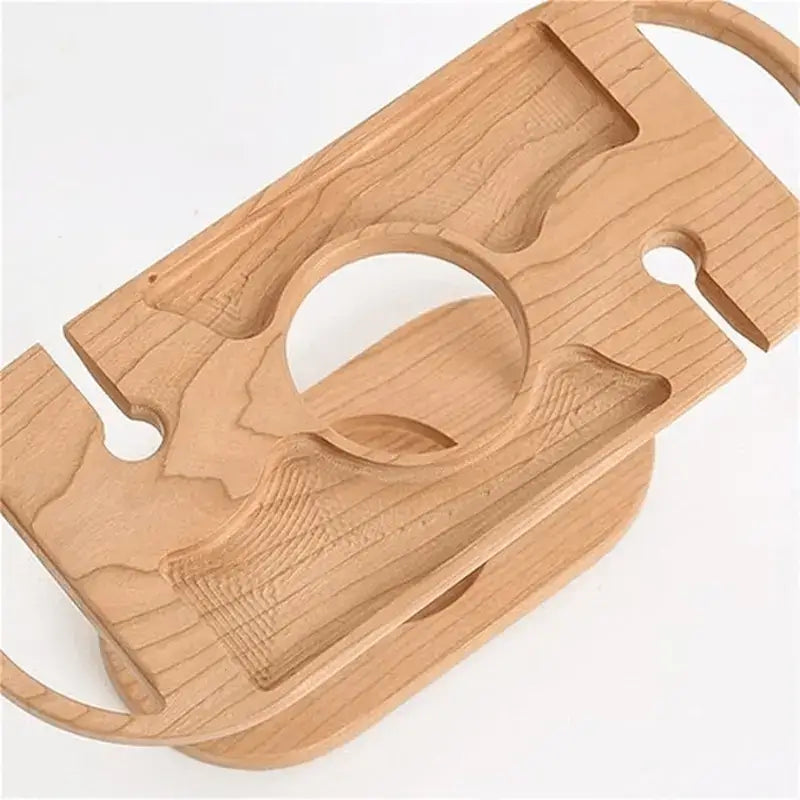 Mesa de Frios com Suporte Para Taça - Madeira Maciça
