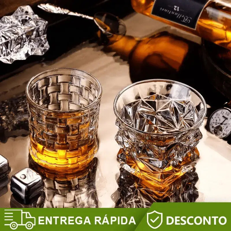 Jogo de Copos Strauss Whisky