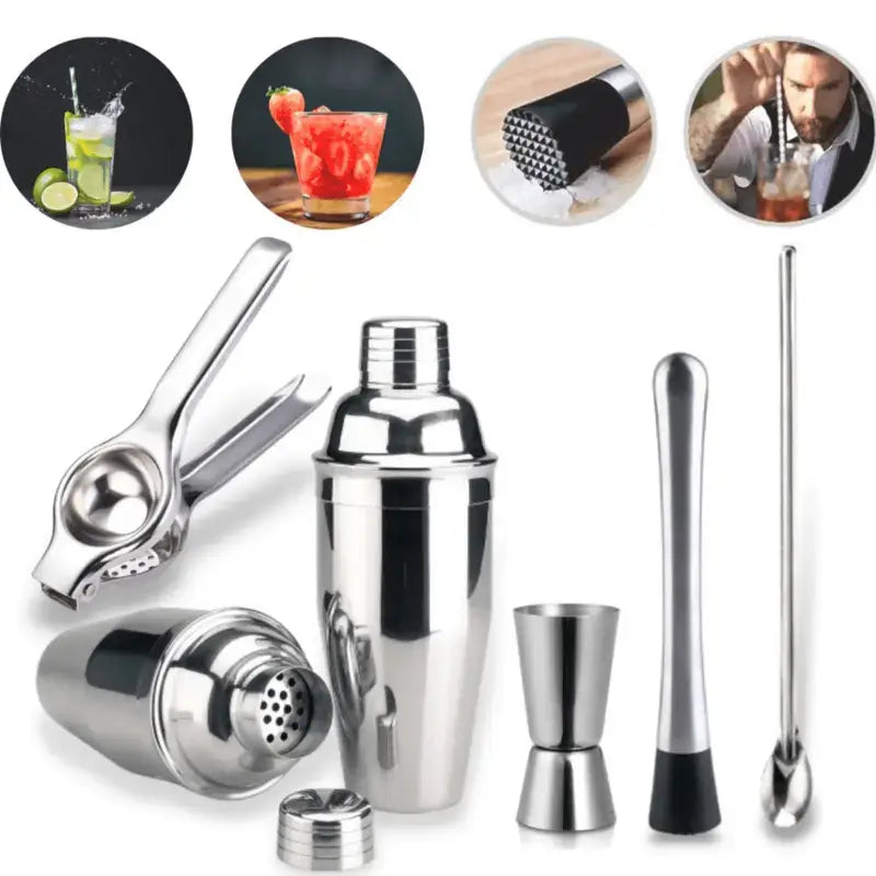 Kit Barman Completo Coqueteleira Inox